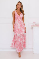 Palm Breeze Maxi Dress Pink