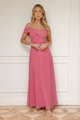 Luxurious Aurora Maxi Dress Rose