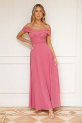 Luxurious Aurora Maxi Dress Rose