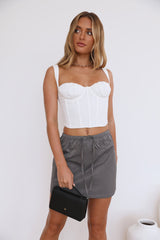 Super Stylish Crop Top White