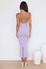 SNDYS Elora Midi Dress Lilac Floral