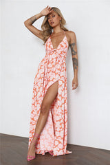 Eternally Evergreen Maxi Dress Orange
