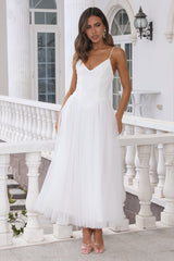 Amazing Love Midi Dress White