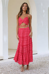 Island Love Maxi Dress Red