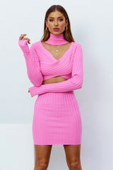 LIONESS Pink Floyd Mini Dress Pink