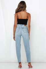 LEE High Mom Jeans Oxy Destruct