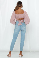 Perfect Cabrioles Crop Top Mauve
