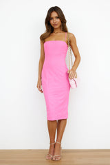 Arctic Cool Midi Dress Pink
