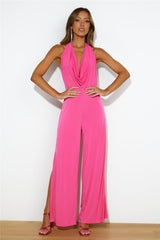 Party Now Jumpsuit Pink
