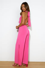 Party Now Jumpsuit Pink