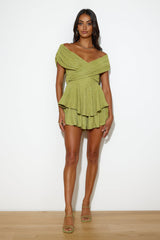 Chiming In Romper Apple