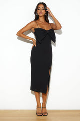 She's Gorg Midi Dress Black