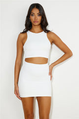 The Cutest Fit Crop Top White