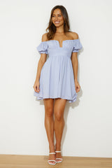 Feeling Dreamy Mini Dress Blue