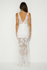 Choose Style Lace Maxi Dress White