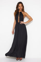 In The Maldives Maxi Dress Black