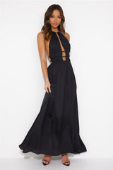 In The Maldives Maxi Dress Black