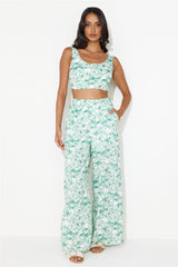 Island Tree Breeze Crop Top Green