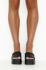 BILLINI Libby Platform Slides Black