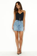 Fashion Hour Crop Top Black