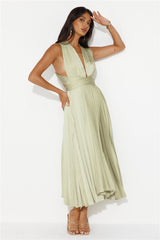 Prime Asset Midi Dress Lime