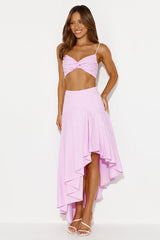 Newest Bloom Crop Top Lilac