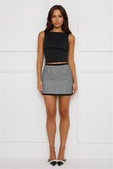 Club Friends Crop Top Black