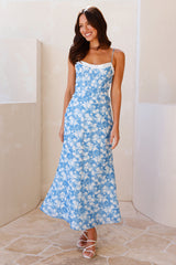 Recipe For Happiness Maxi Dress Blue