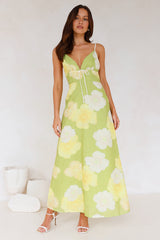 Soaking Up Maxi Dress Green