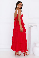 Sunkissed And Serene Maxi Dress Red