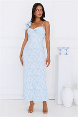 Nights Of Delight Maxi Dress Blue