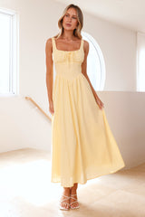 Sunlit Horizons Maxi Dress Yellow