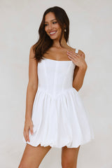 Volume Please Mini Dress White