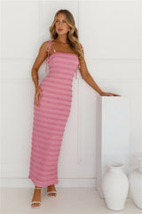 Palm Haven Maxi Dress Pink