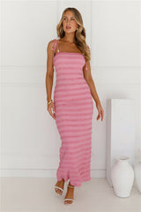 Palm Haven Maxi Dress Pink