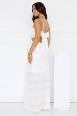 Chic Confidential Maxi Dress White