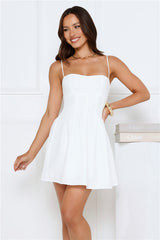 Secret Edit Mini Dress White