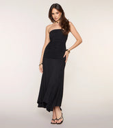Late Dinner Plans Tube Maxi Dress