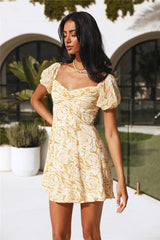 Loving At Dawn Dress Yellow