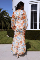 Painted Inspiration Maxi Dress Floral