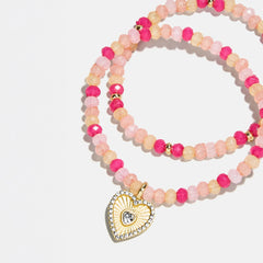Bead Party Kids Bracelet Set - Heart