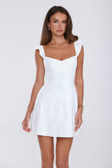 Cute Energy Mini Dress White
