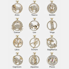 Andrea Zodiac Necklace - Pisces