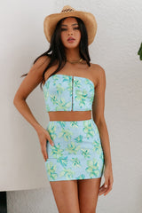Perfect Execution Crop Blue