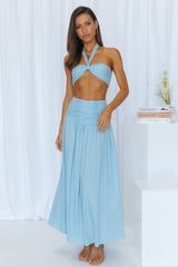 How I Like It Maxi Skirt Blue
