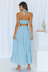 How I Like It Maxi Skirt Blue