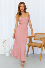 Reborn With You Midi Dress Blush