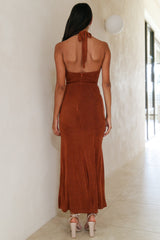 New Dusk Maxi Dress Brown
