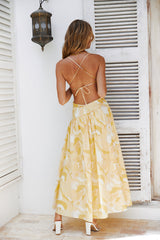 Eye On You Maxi Dress Yellow