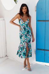 Aloha Honey Maxi Dress Blue
